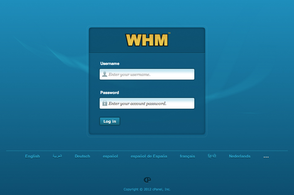 Whm Screenshots The Spanking new WHM Login UI – Bryan Veloso