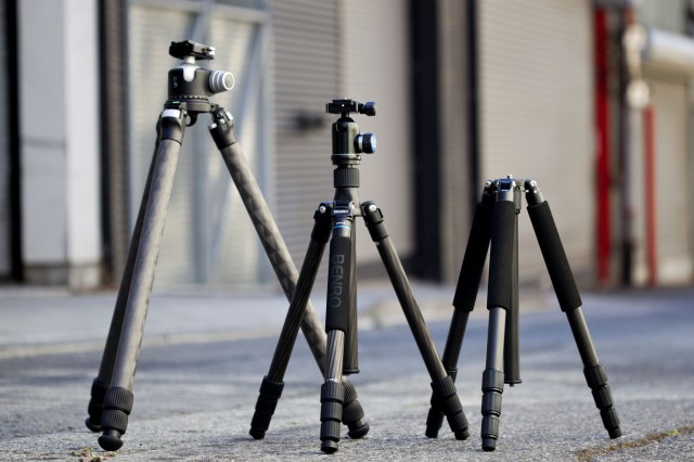 Carbon Fiber Tripods. Photo: Josh Valcarcel/WIRED