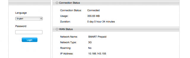 Smart LTE redirects to http://y800.home/ problem