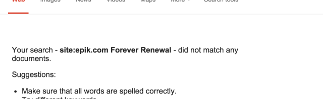 Forever Domain Renewal/Registration (One Time Fee) via Epik?