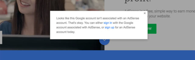 Google Adsense cannot login using Chrome, but in Safari, you can!